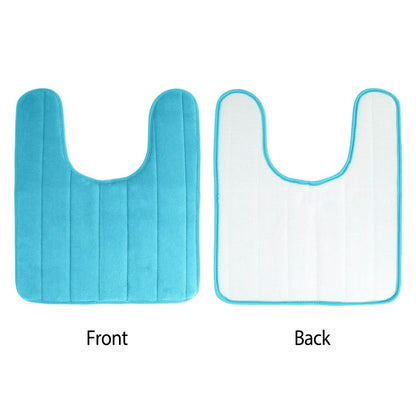 Contour Toilet Mat with Anti-Slip Bottom