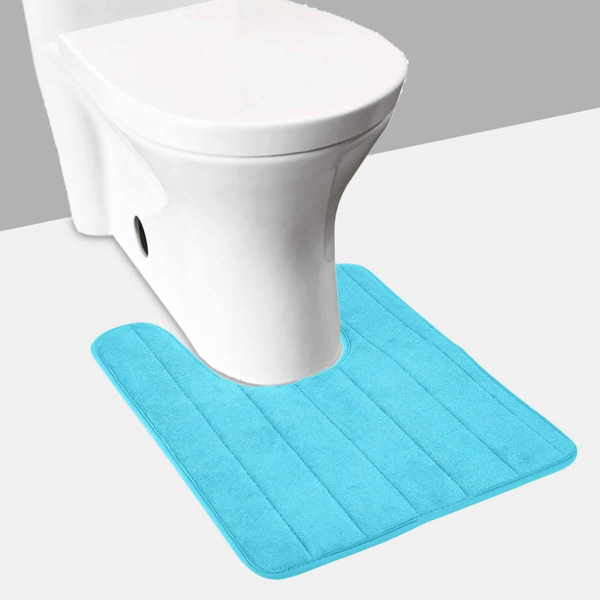 Contour Toilet Mat with Anti-Slip Bottom