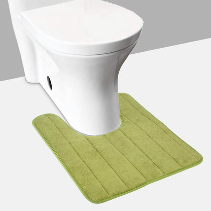 Contour Toilet Mat with Anti-Slip Bottom