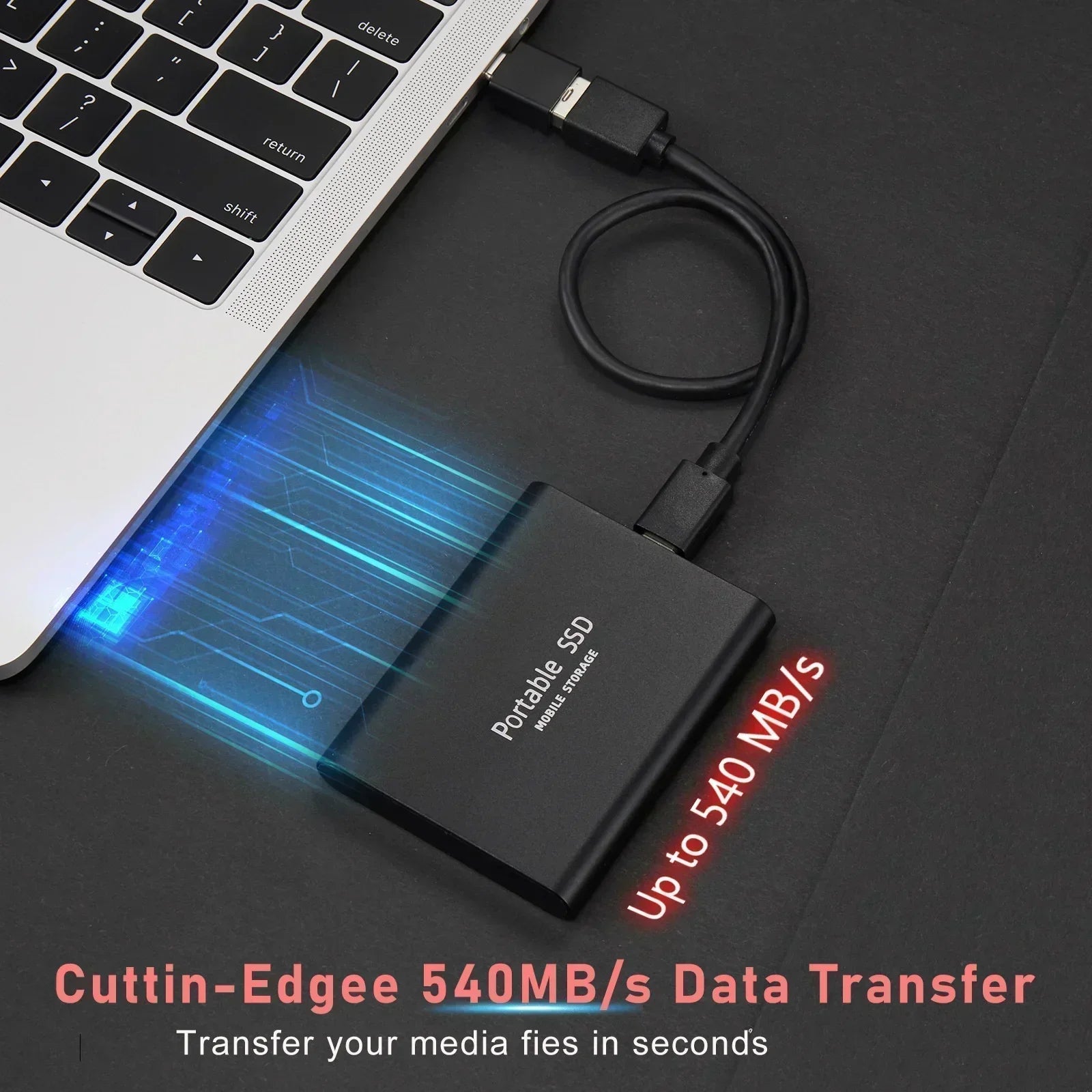 High-Speed Portable Solid State Drive - Cofik