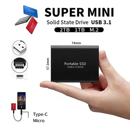 High-Speed Portable Solid State Drive