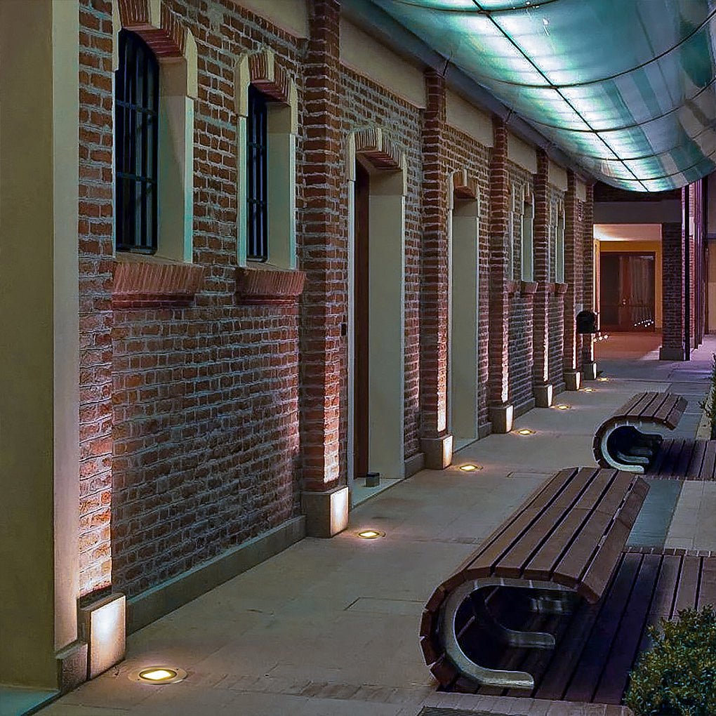 Slim Outdoor LED Step Lights for Deck and Stairway