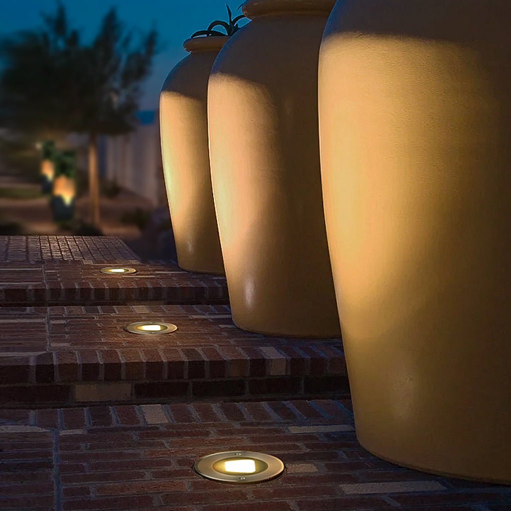 Slim Outdoor LED Step Lights for Deck and Stairway