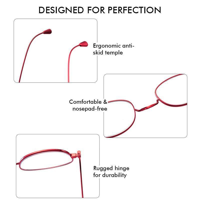 Lightweight Metal Reading Glasses