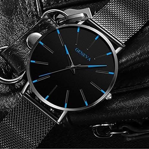 Slim Men's Leather Business Watch