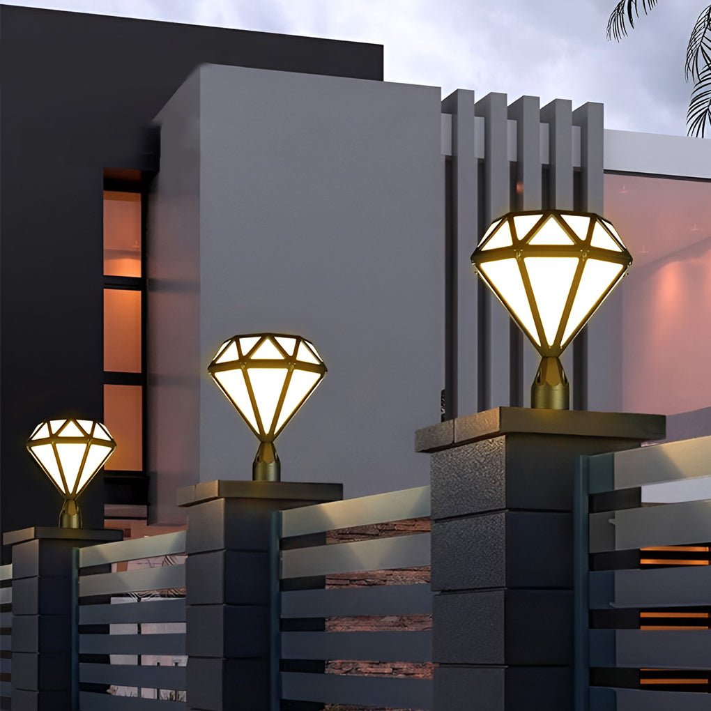 Bright Outdoor LED Post Lights Waterproof Garden Lights