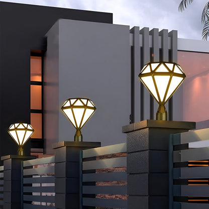 Bright Outdoor LED Post Lights Waterproof Garden Lights