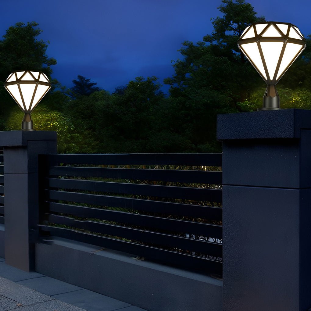 Bright Outdoor LED Post Lights Waterproof Garden Lights