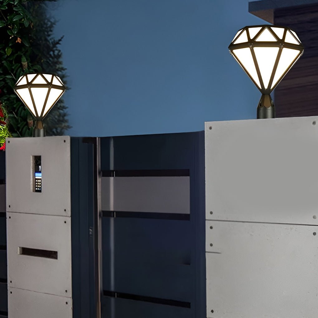 Bright Outdoor LED Post Lights Waterproof Garden Lights