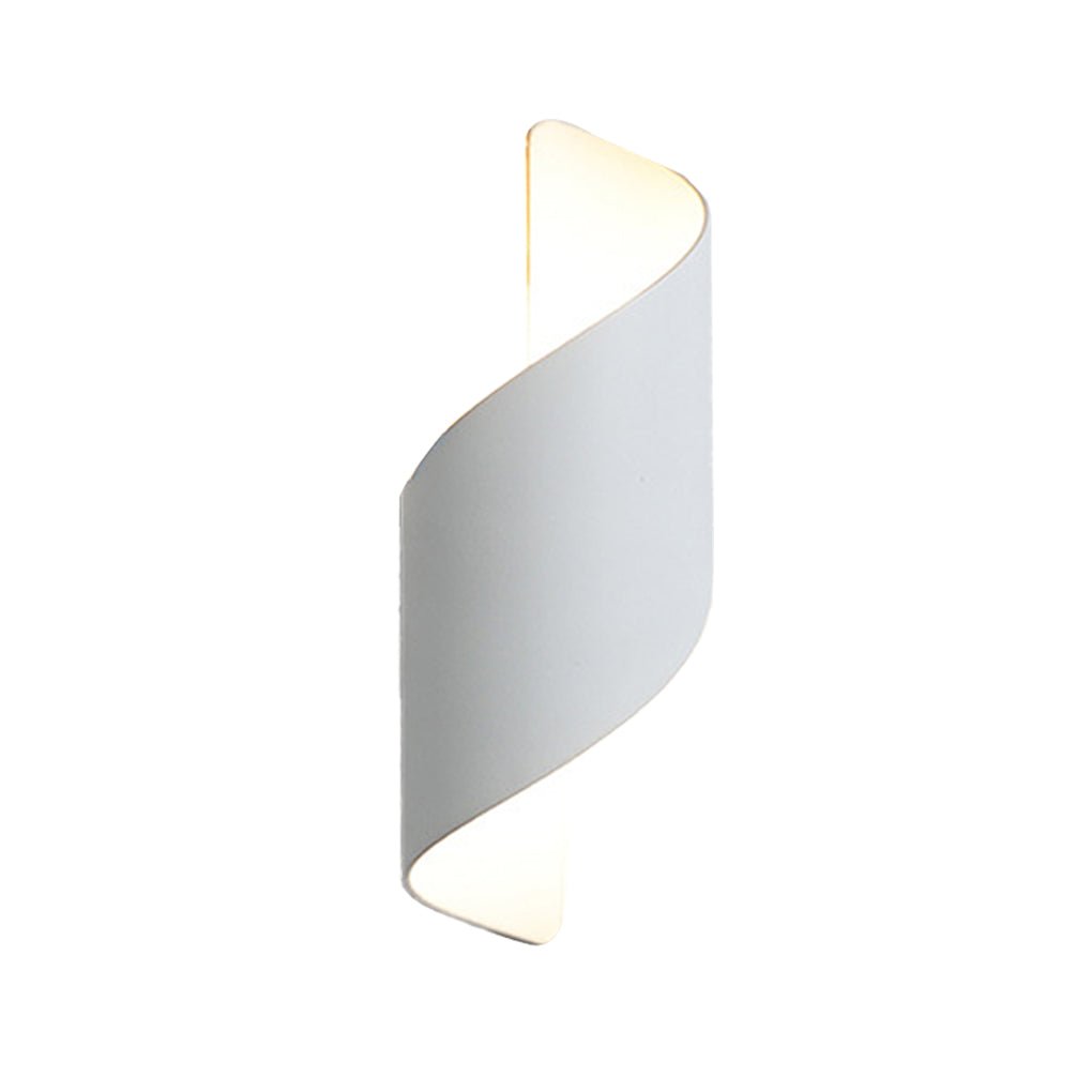 Stylish Spiral LED Outdoor Wall Lamp