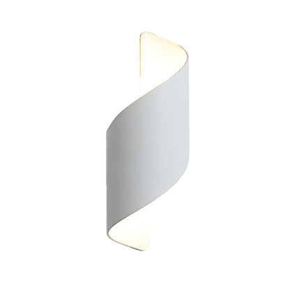 Stylish Spiral LED Outdoor Wall Lamp