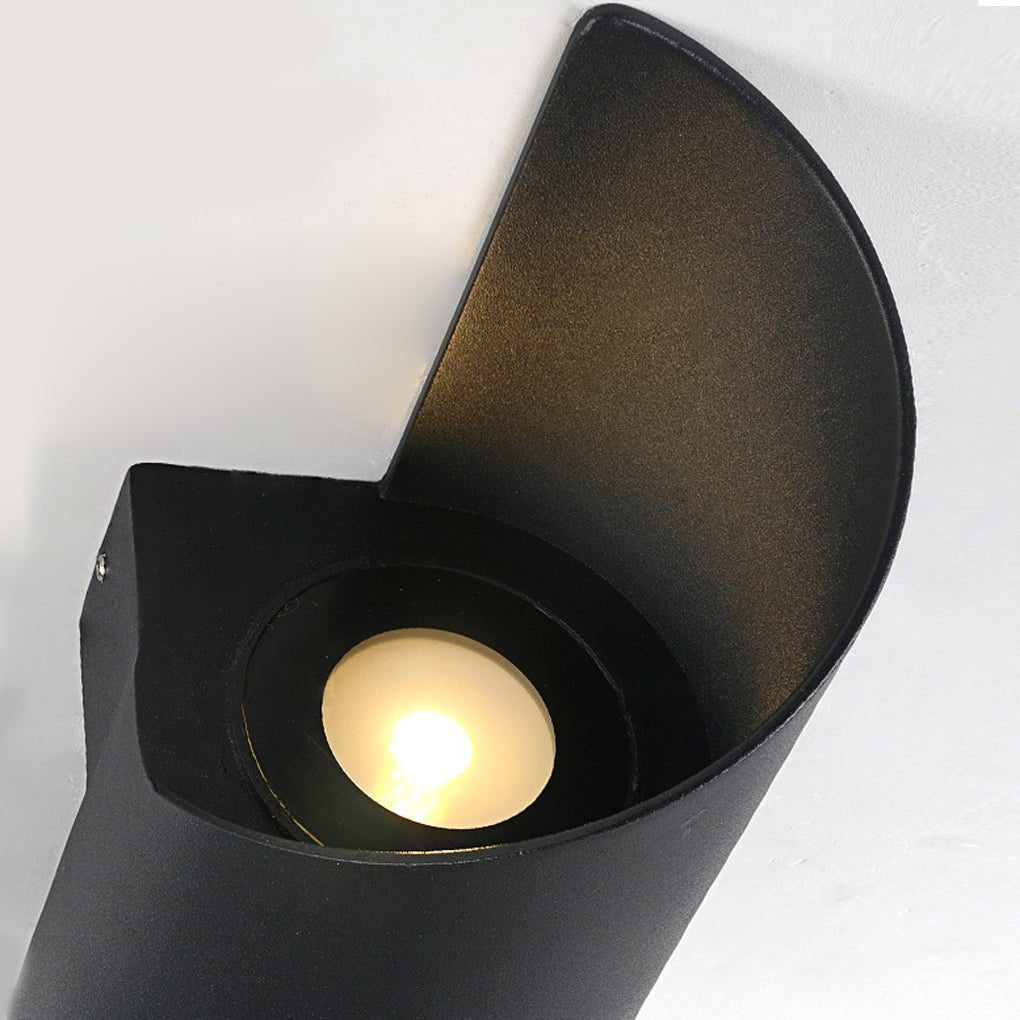 Stylish Spiral LED Outdoor Wall Lamp