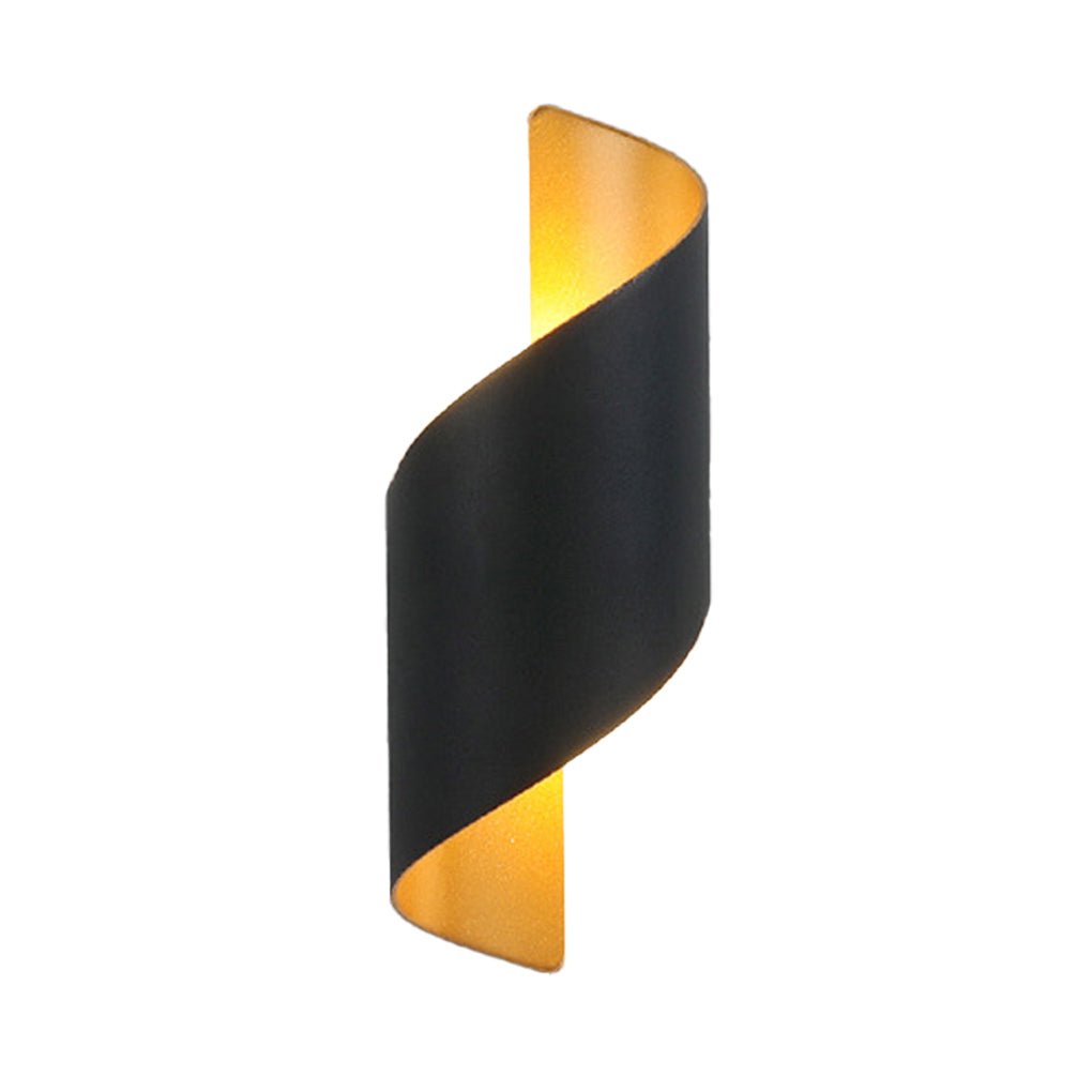 Stylish Spiral LED Outdoor Wall Lamp