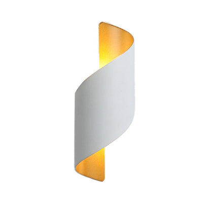 Stylish Spiral LED Outdoor Wall Lamp