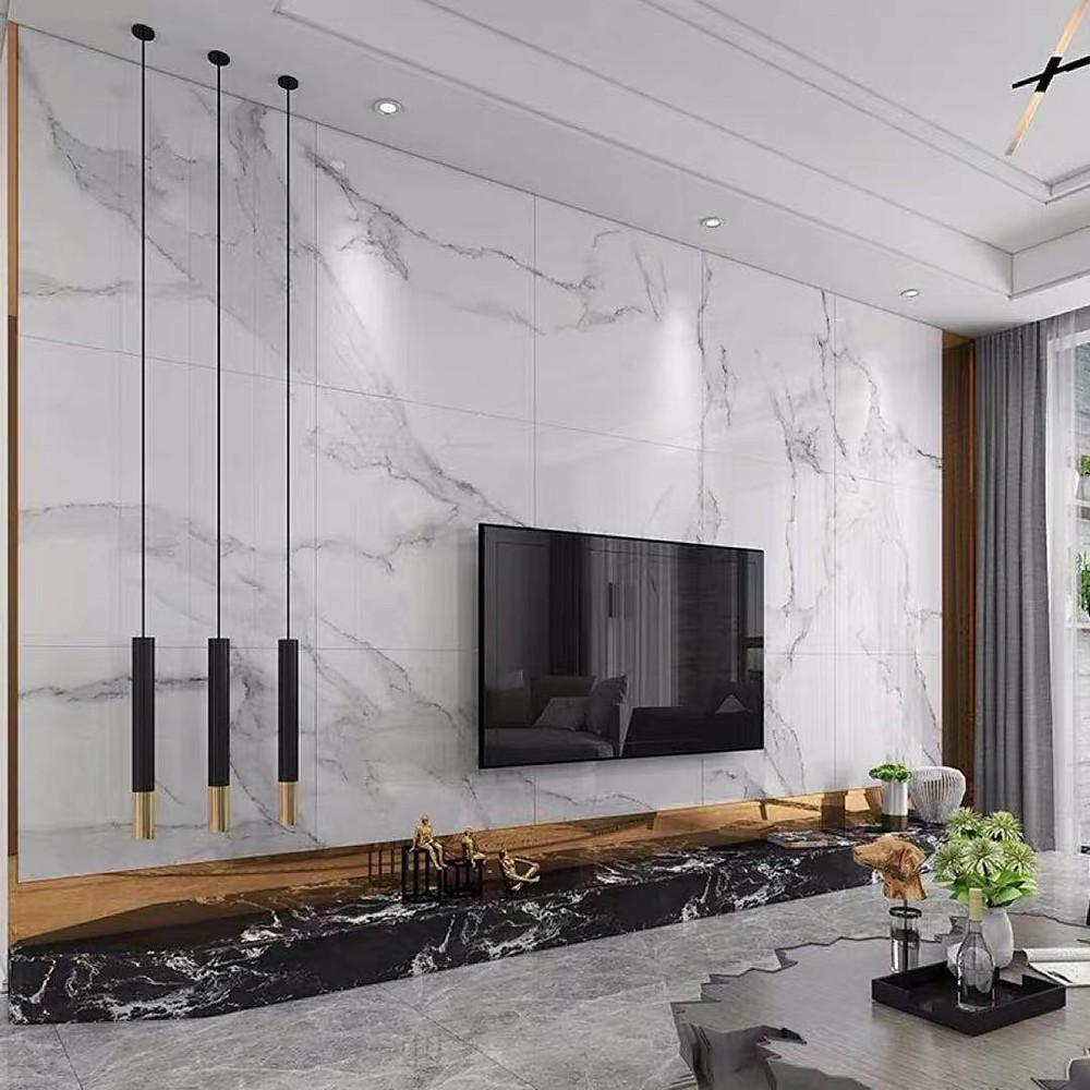 Sleek Gold Metal LED Pendant Island Light Fixture