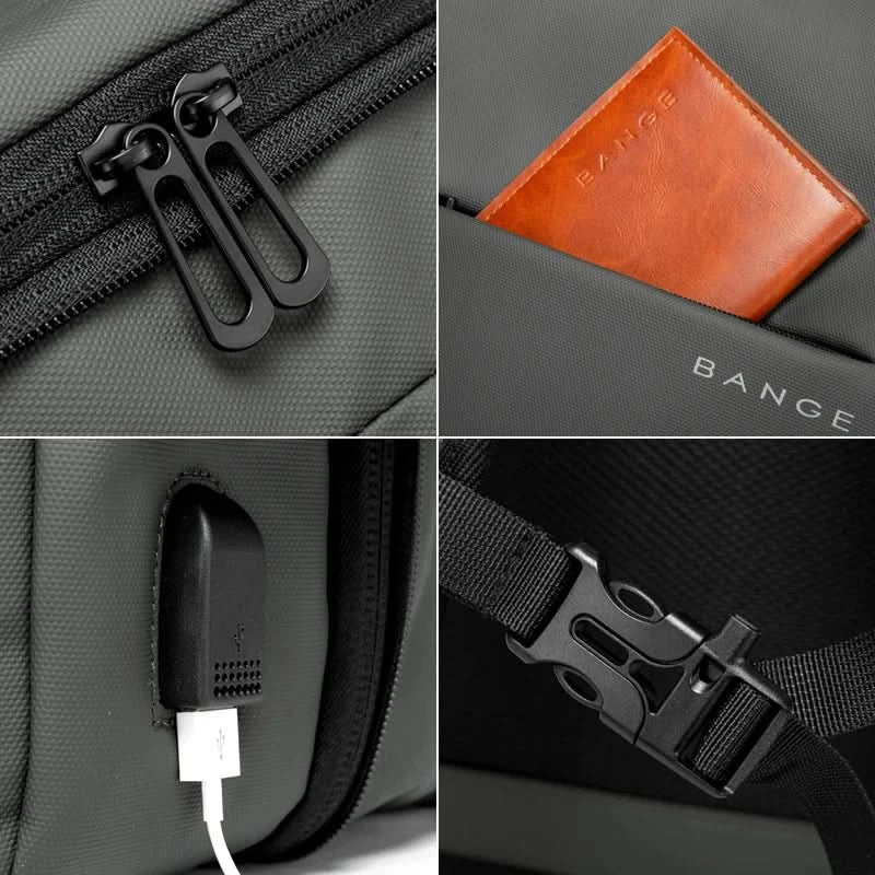URBANFORM - Aesthetic business backpack with large storage space & laptop compartment