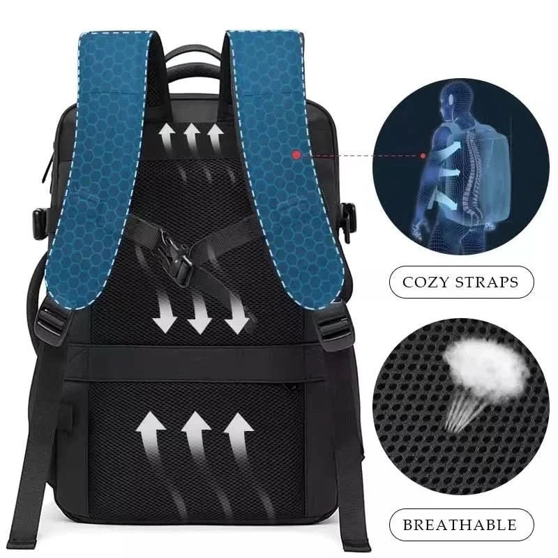URBANFORM - Aesthetic business backpack with large storage space & laptop compartment