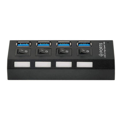 Fast 4-Port USB 3.0 Hub with Switch