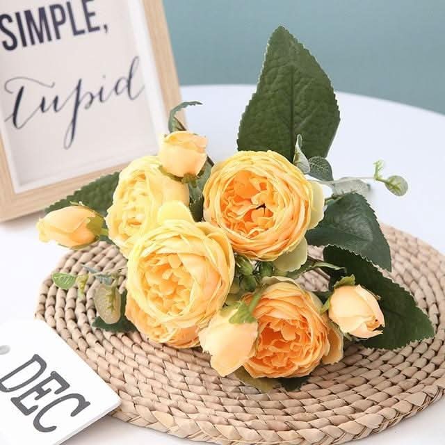 Beautiful Fake Flower Peony Arrangement