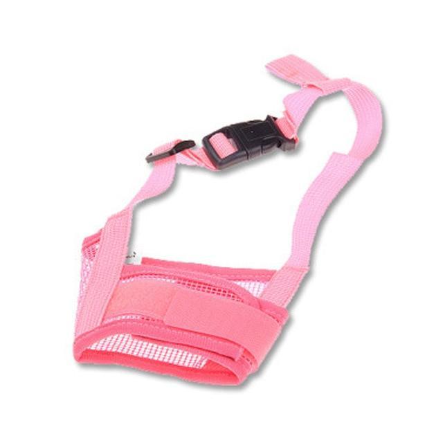 Adjustable Pet Dog Mesh Muzzle Anti Bite Grooming Aid