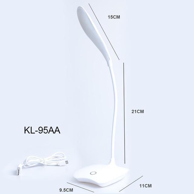 Portable 14 LED Desk Lamp with USB Rechargeable Dimmer - Cofik