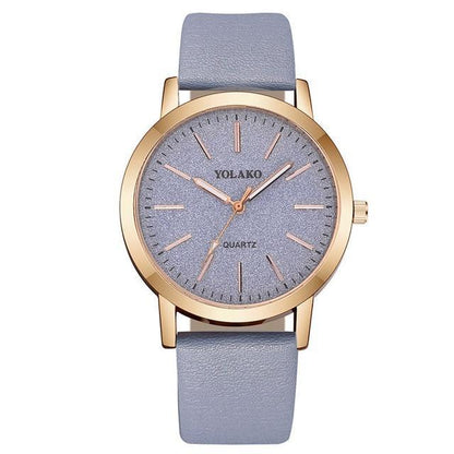 Stylish Women's Faux Leather Quartz Wrist Watch