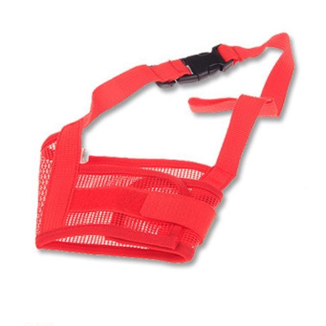 Adjustable Pet Dog Mesh Muzzle Anti Bite Grooming Aid
