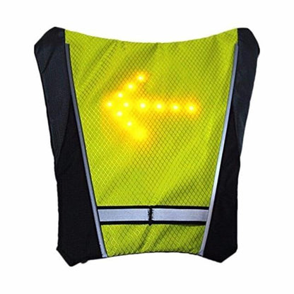 Visible Night Cycling LED Safety Vest Waterproof Jacket - Cofik