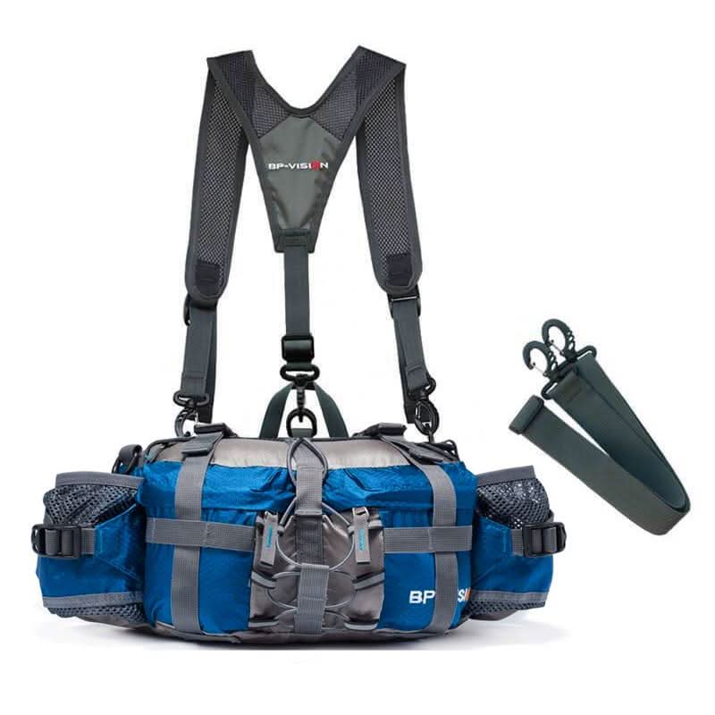 Waterproof Outdoor Hiking Hip Pack with Water Bottle Holder