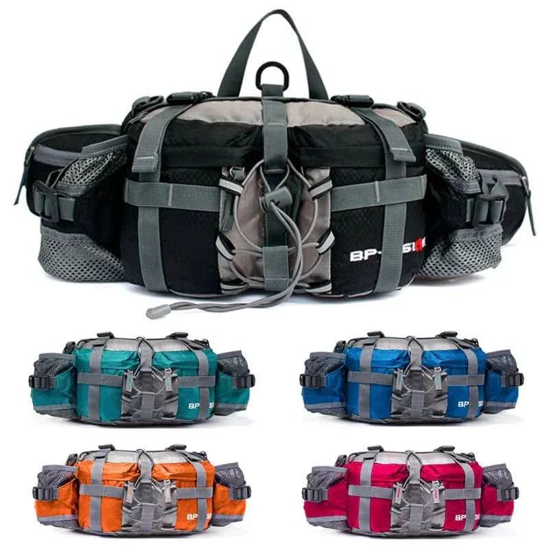 Waterproof Outdoor Hiking Hip Pack with Water Bottle Holder