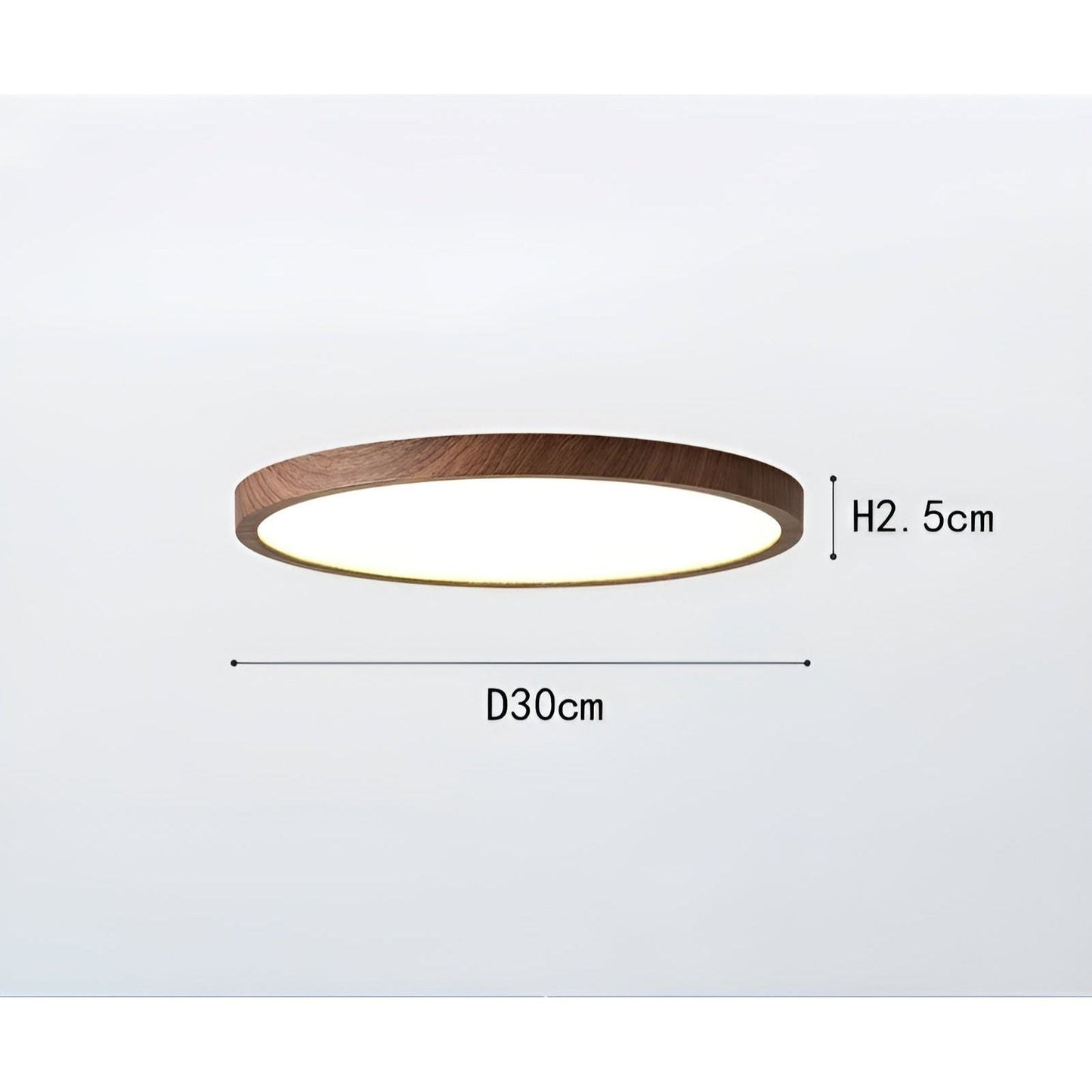 Slim Wooden LED Ceiling Lamp - Cofik