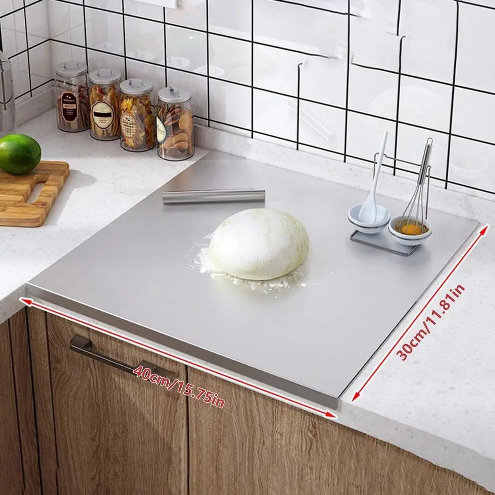 Premium Stainless Steel Cutting Board with Edge - Cofik