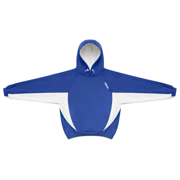 Velden Hoodie — Oversized Soft Polyester Hoodie with Contrast Panels