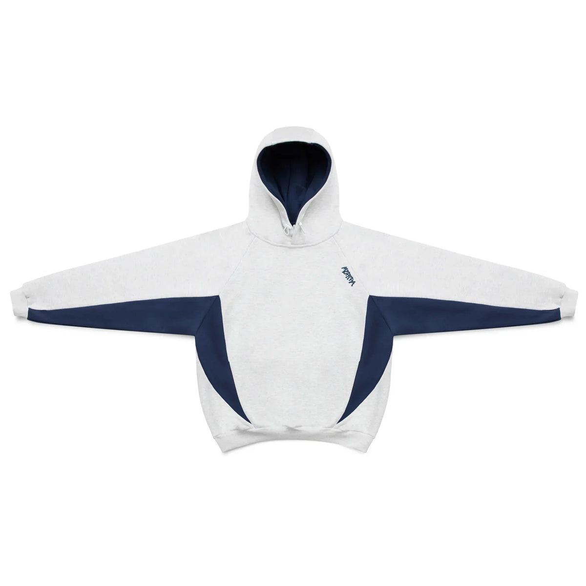 Velden Hoodie — Oversized Soft Polyester Hoodie with Contrast Panels