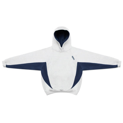 Velden Hoodie — Oversized Soft Polyester Hoodie with Contrast Panels