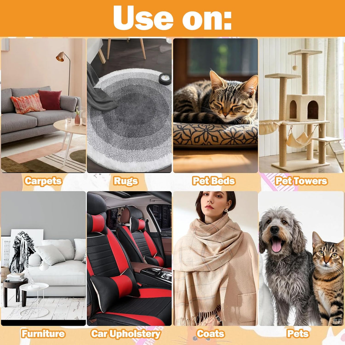VeLuxer™ HairAway Gloves — Effortless Pet Hair Control That Makes Your Home Shine