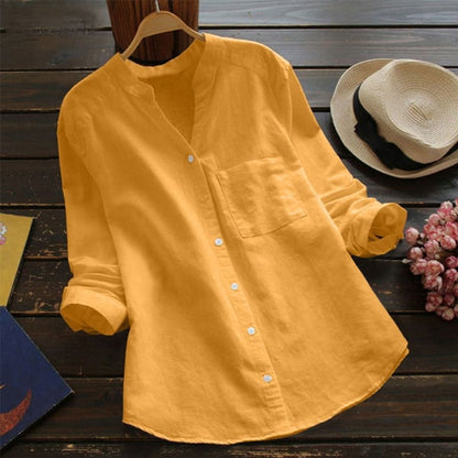 Vera - Casual, Loose Cotton Shirt