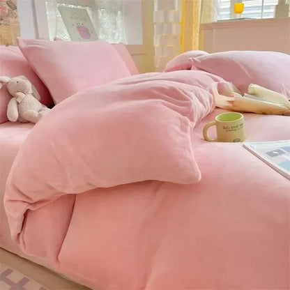 Verdict Flannel Fleece Duvet Cover - CozyCover