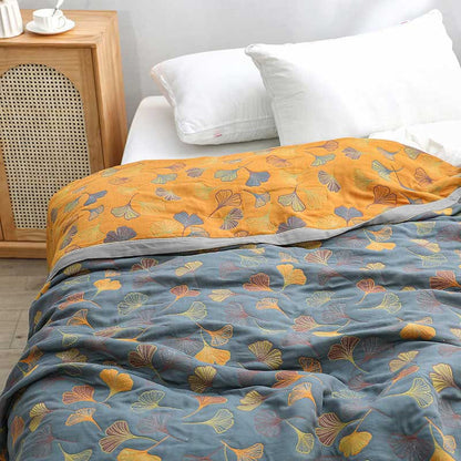 Soft Cotton Duvet with Beautiful Leaf Design