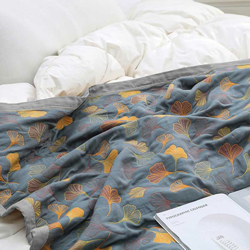 Soft Cotton Duvet with Beautiful Leaf Design