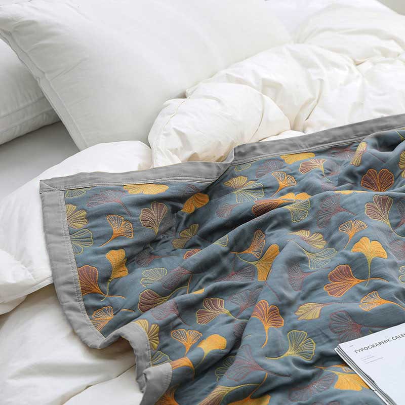 Soft Cotton Duvet with Beautiful Leaf Design