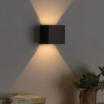 Flexible Dark Square LED Wall Light