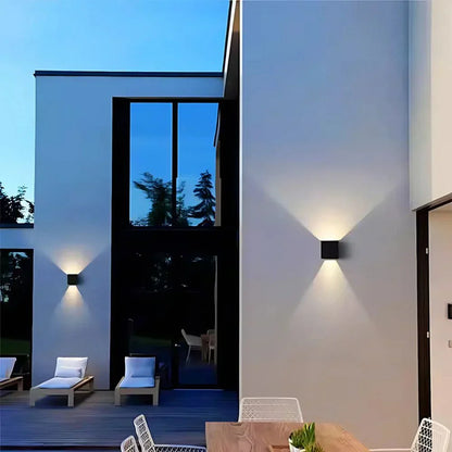 Flexible Dark Square LED Wall Light