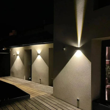 Flexible Dark Square LED Wall Light