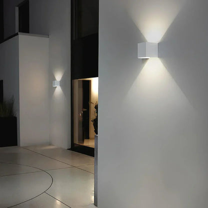 Flexible Dark Square LED Wall Light