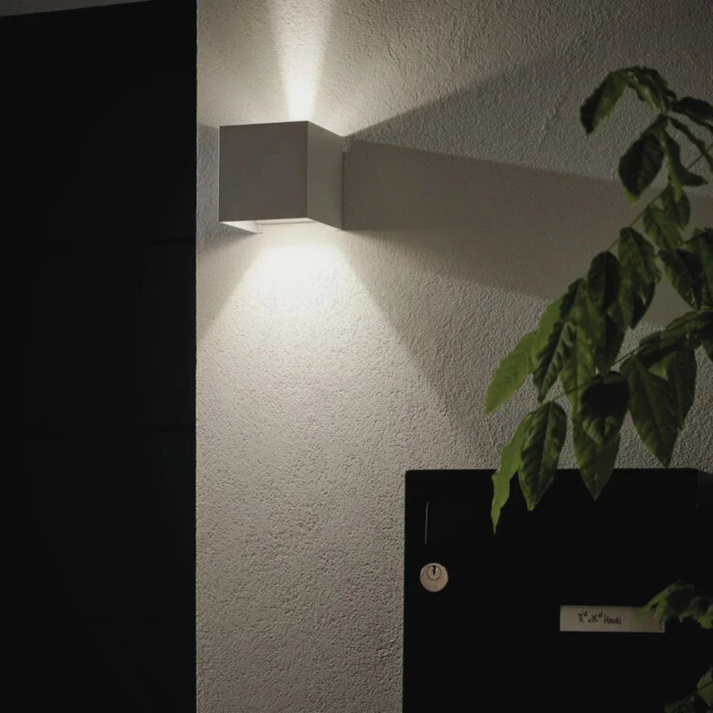 Flexible Dark Square LED Wall Light