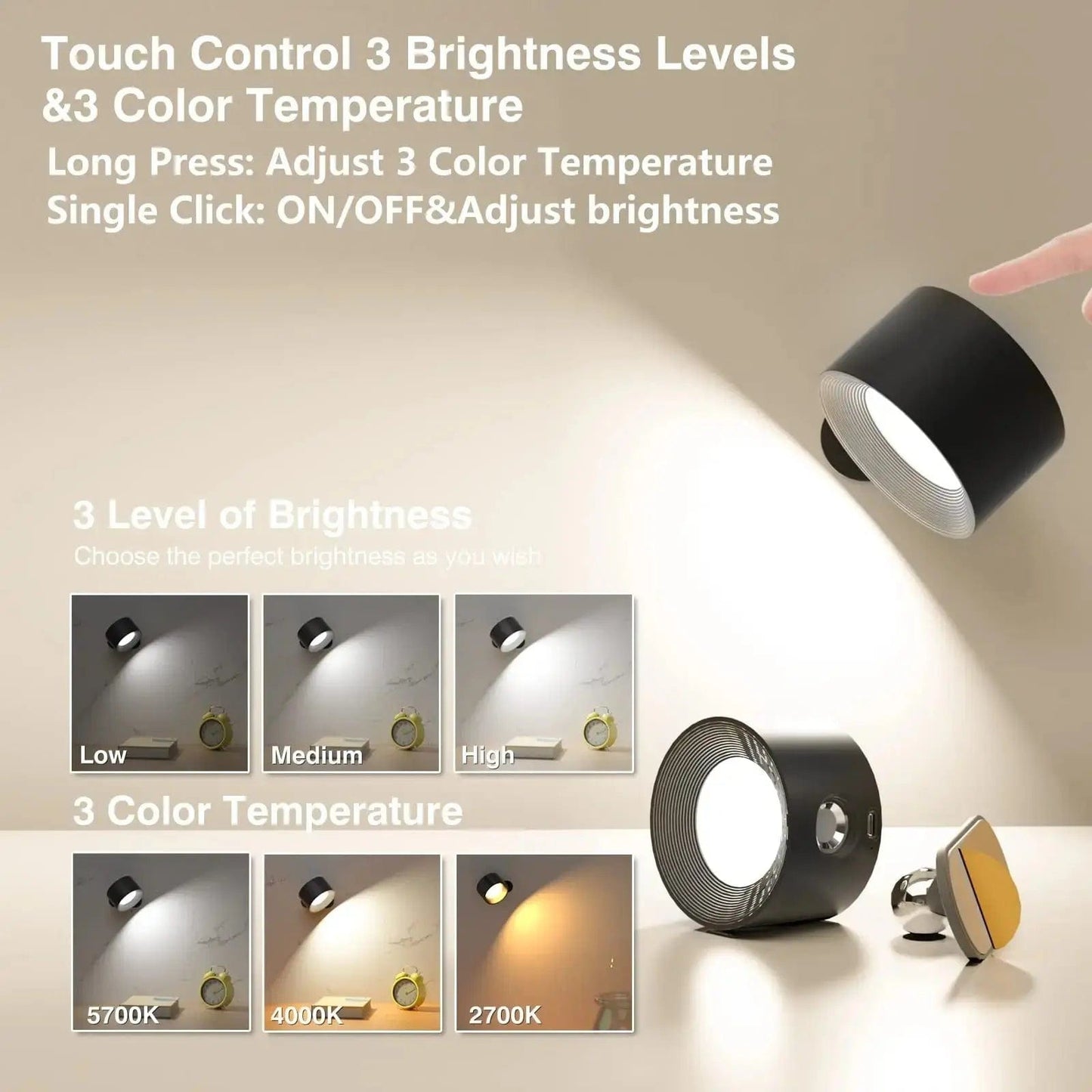 Flexible LED Plug in Wall Light