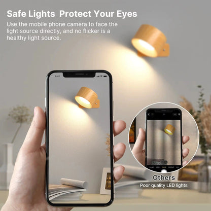 Cordless Rechargeable LED Wall Light