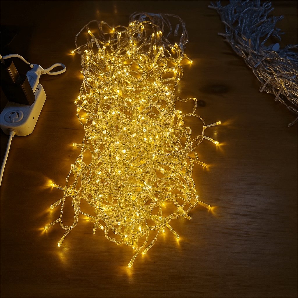 Frosty White String Christmas Lights