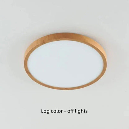 Slim Wooden Style LED Ceiling Light